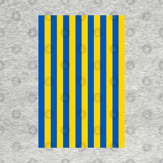 Ukraine Flag Colors - Gold and Azure Stripes by iskybibblle